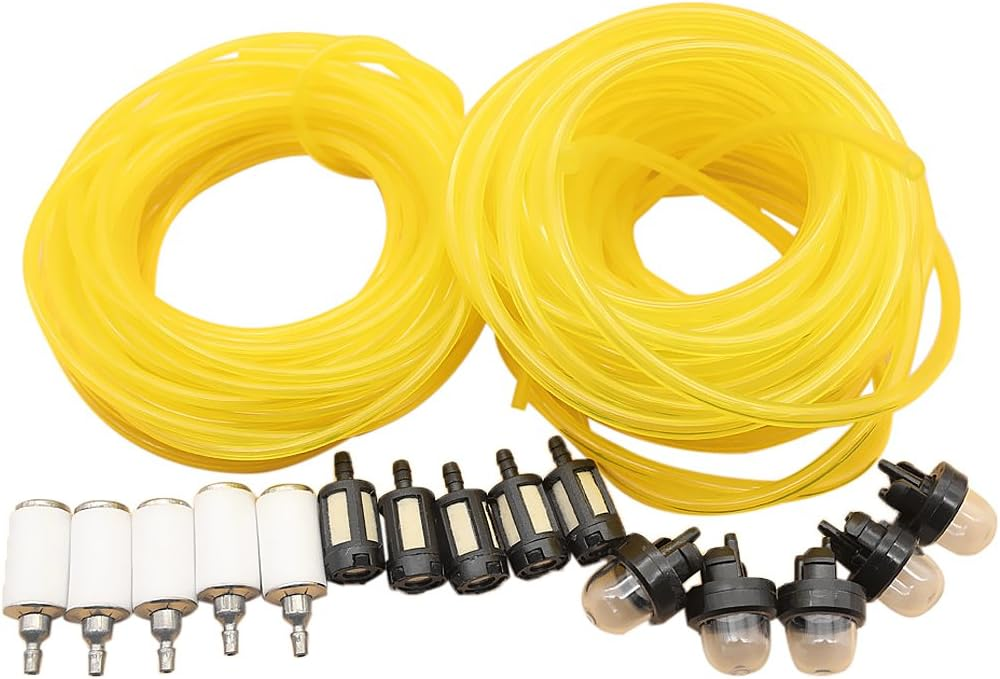 KIT DE MANGUERA (2 ROLLOS) INYECTOR RYOBY (5 PZAS) FILTROS DE GASOLINA ( 5 + 5PZAS).