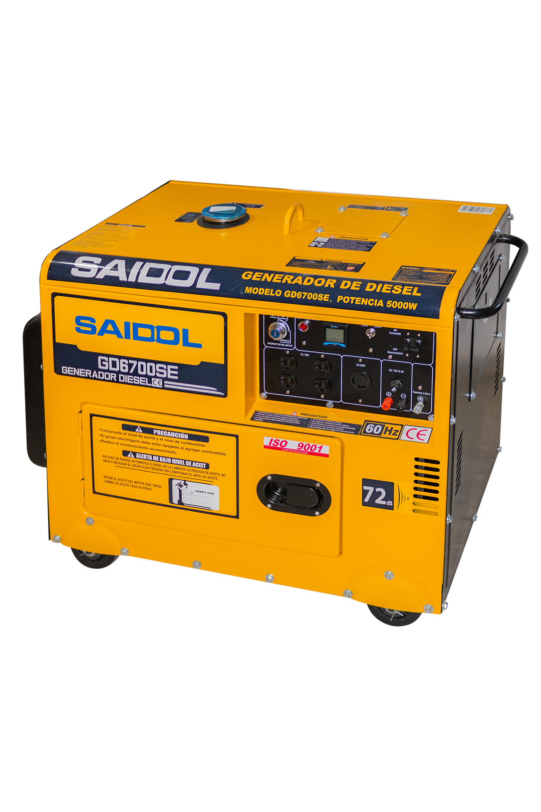 GENERADOR PLANTA DE LUZ DIESEL SAIDOL SILENT 3500W