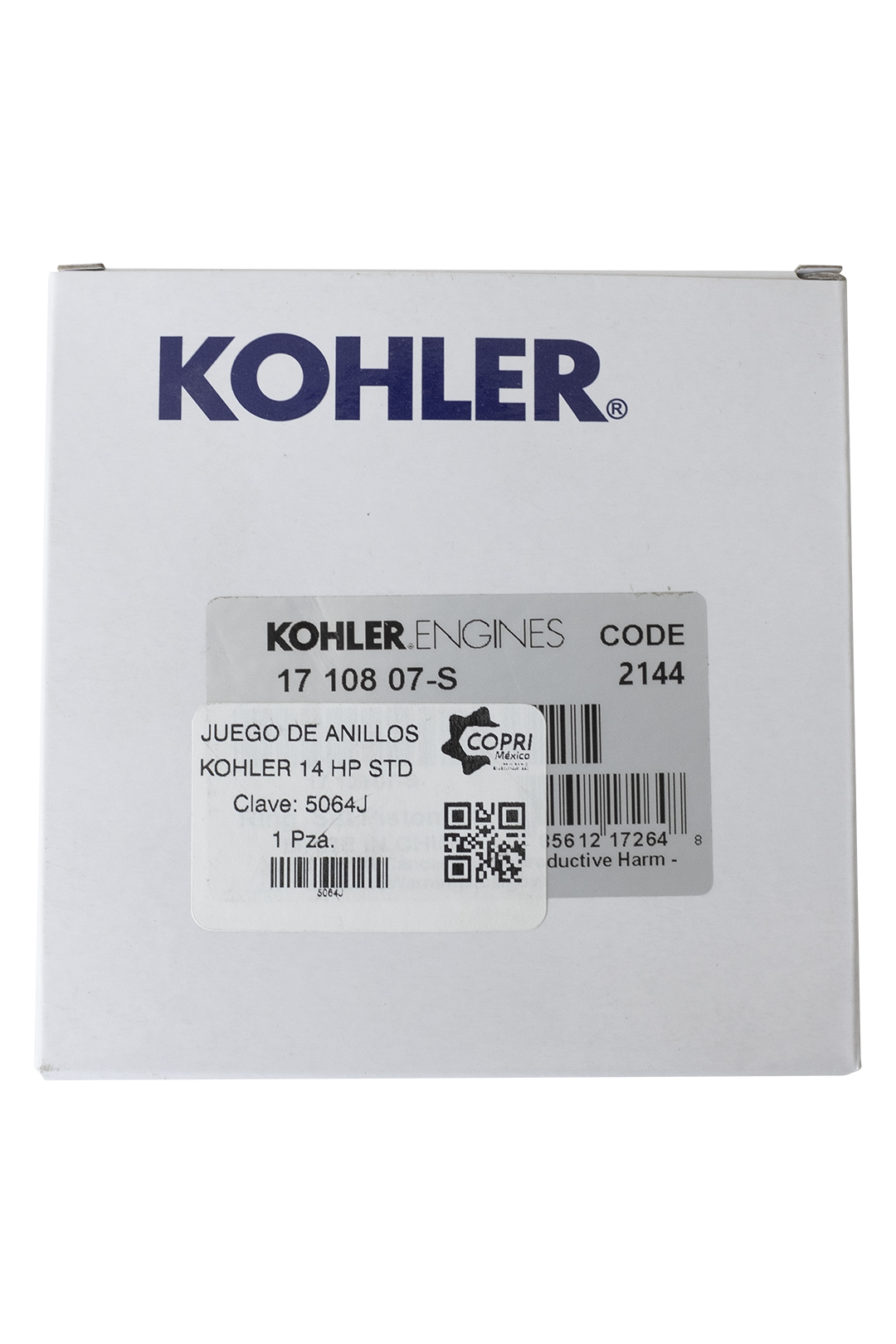 JUEGO DE ANILLOS KOHLER 14HP STD