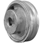 POLEA DE MOTOR 4-1/2" POR 5/8"ALUMINIO