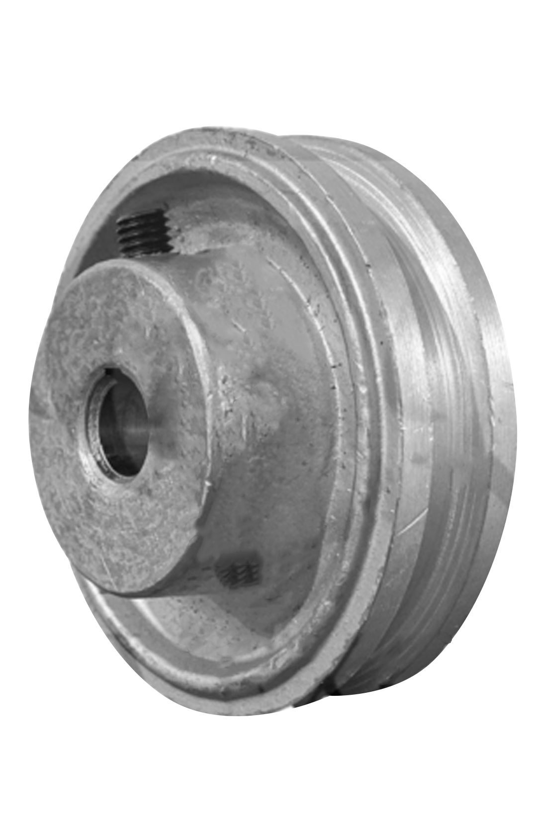 POLEA DE MOTOR 4-1/2" POR 5/8"ALUMINIO