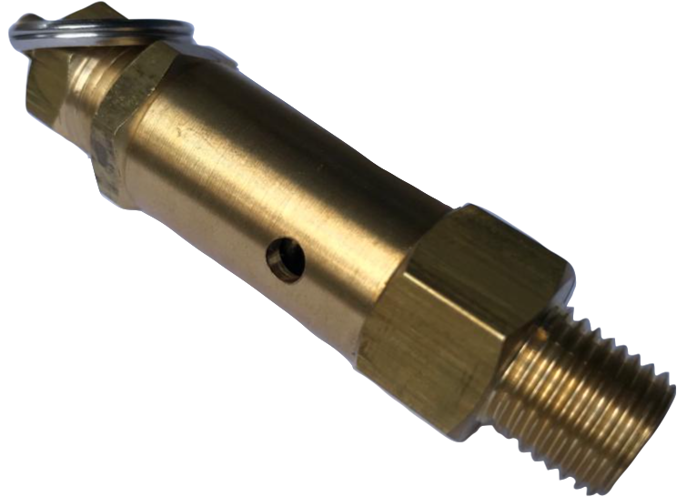 VALVULA DE SEGURIDAD MEDIANA 1/4 150PSI CERTIFICAD