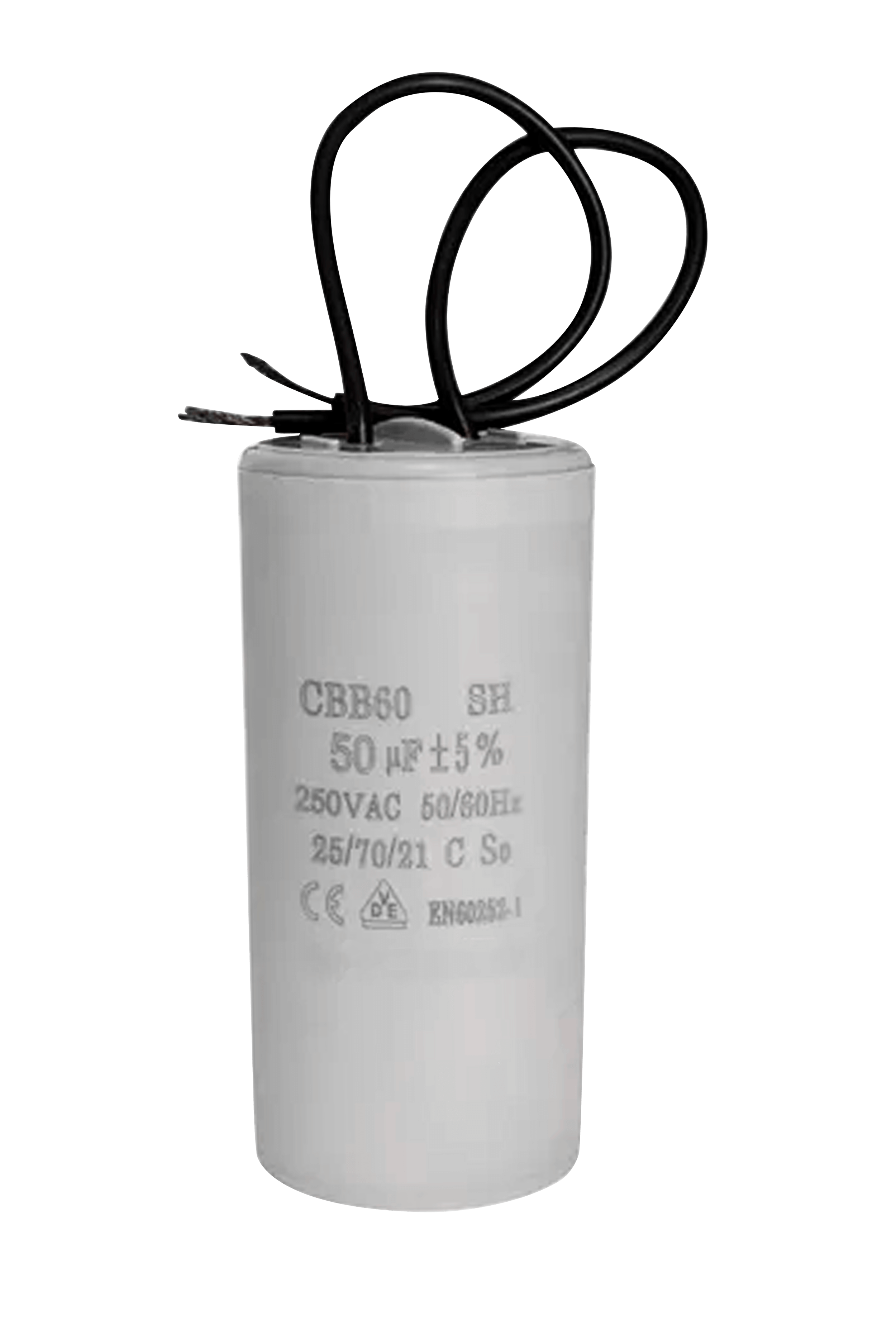 CAPACITOR DE TRABAJO CON CABLE DE 50MF