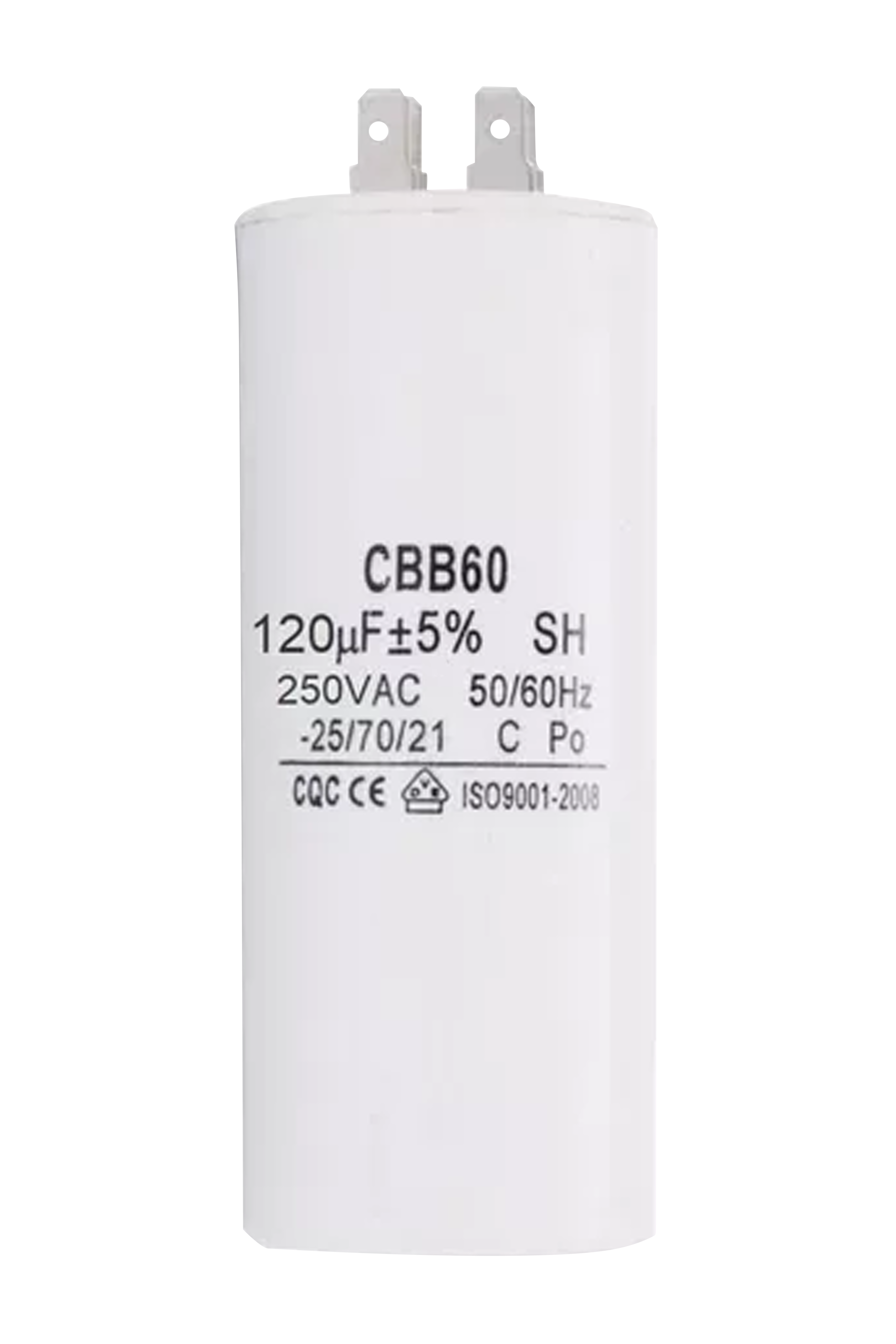 CAPACITOR REDONDO CON TERMINAL DE 120MF