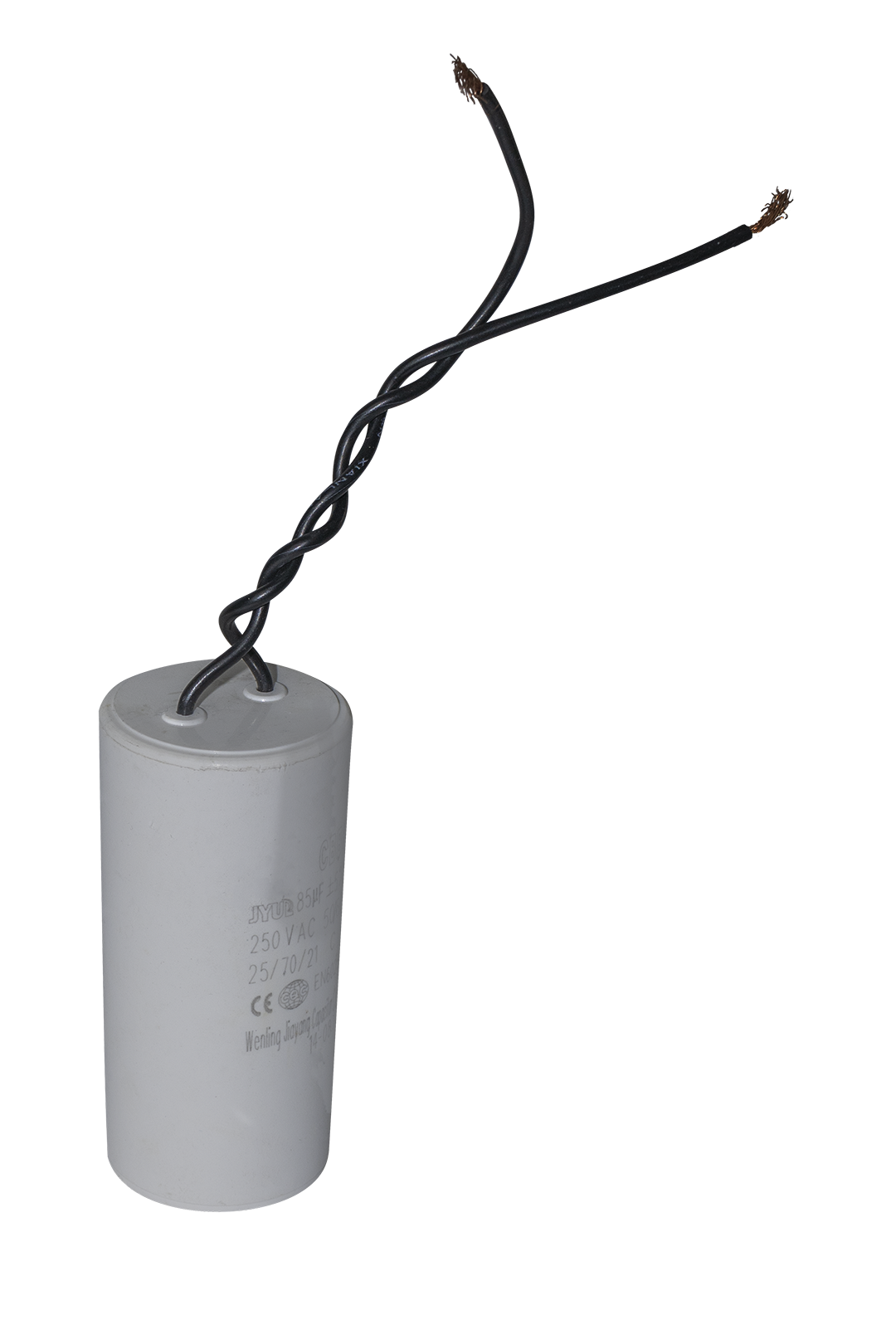 CAPACITOR DE TRABAJO REDONDO CON CABLE 80MF