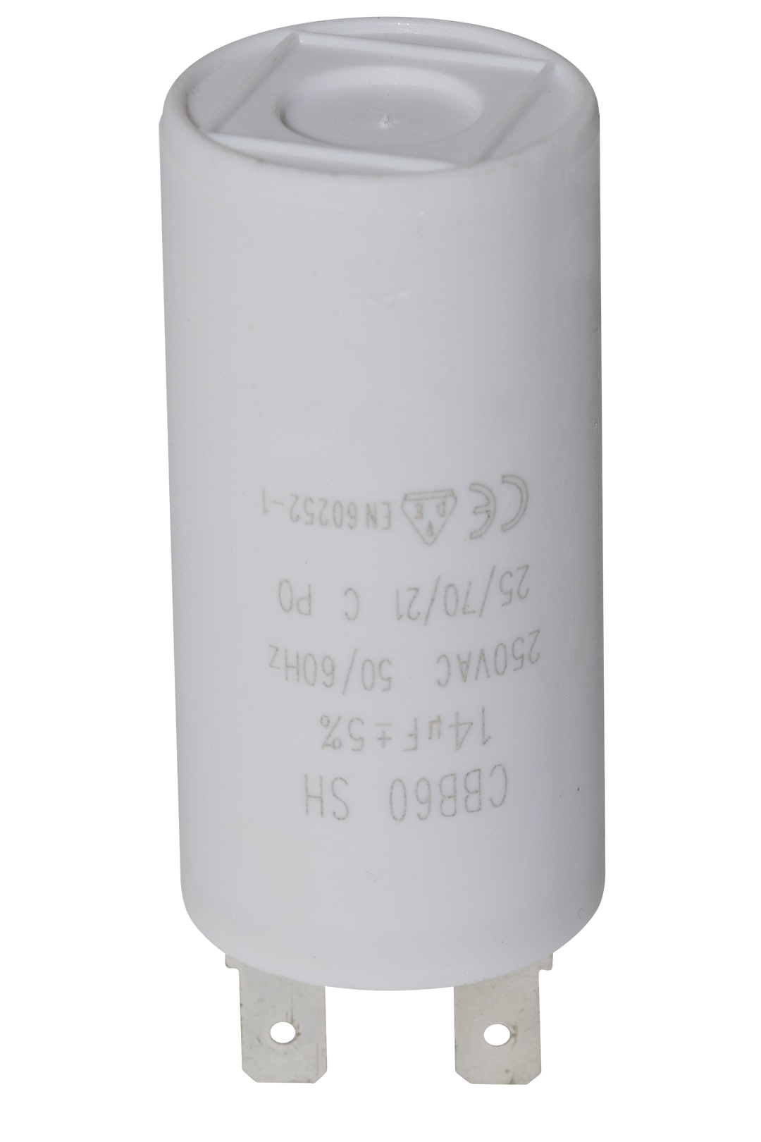 CAPACITOR REDONDO CON TERMINAL 14MF