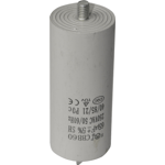 CAPACITOR DE TRABAJO REDONDO CON TERMINAL Y TORNILLO DE 65MF