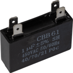 CAPACITOR PARA AIRE ACONDICIONADO CON TERMINAL DE 1MF
