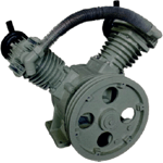 CABEZAL DE COMPRESOR DE AIRE LIBRE DE ACEITE GRADO MEDICO MODELO 3095HD, 2 CILINDROS, PRESION MAXIMA 1115PSI, 750 RPM, 530L/M