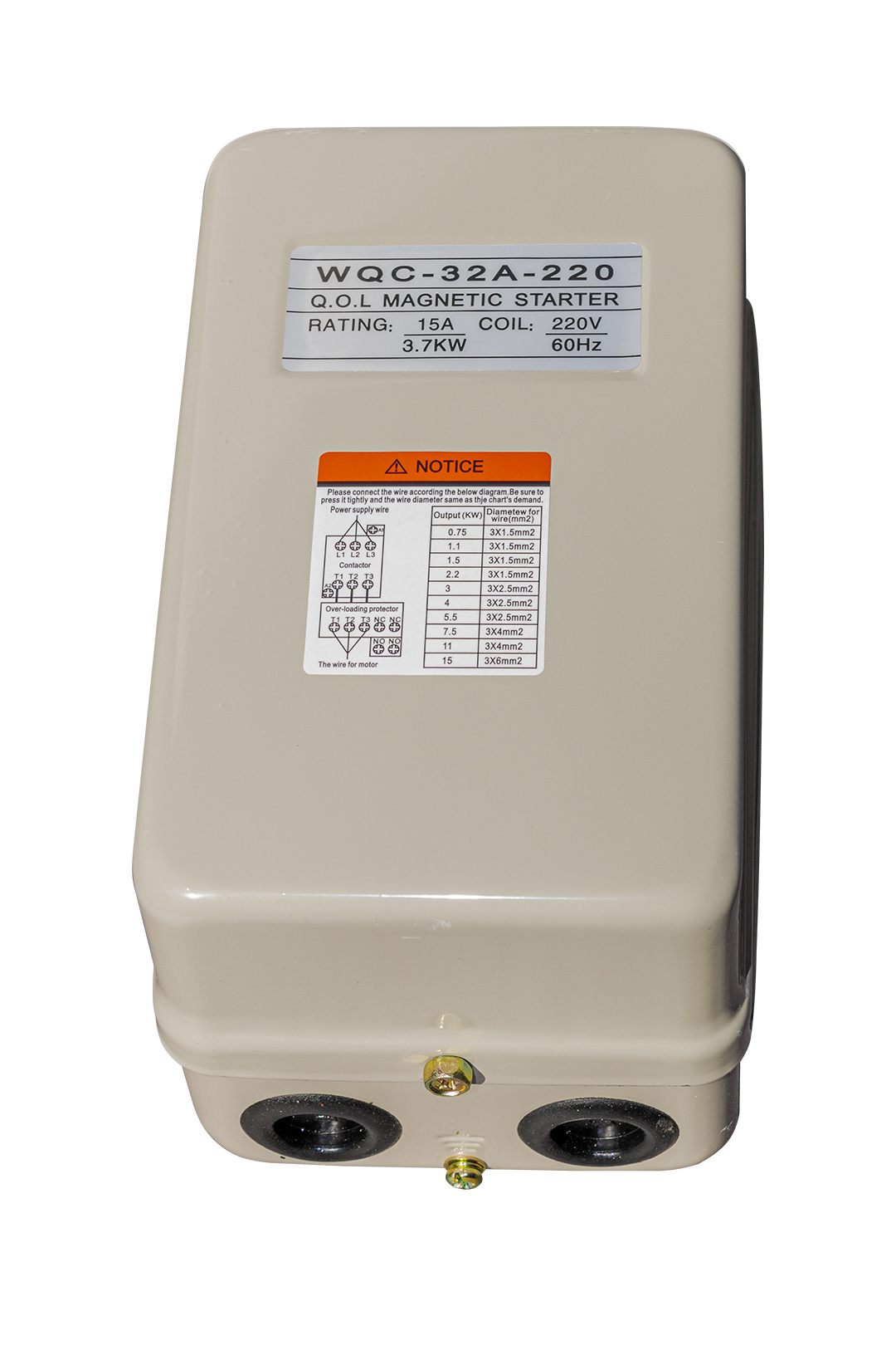 ARRANCADOR MAGNETICO 5HP 15A 220V