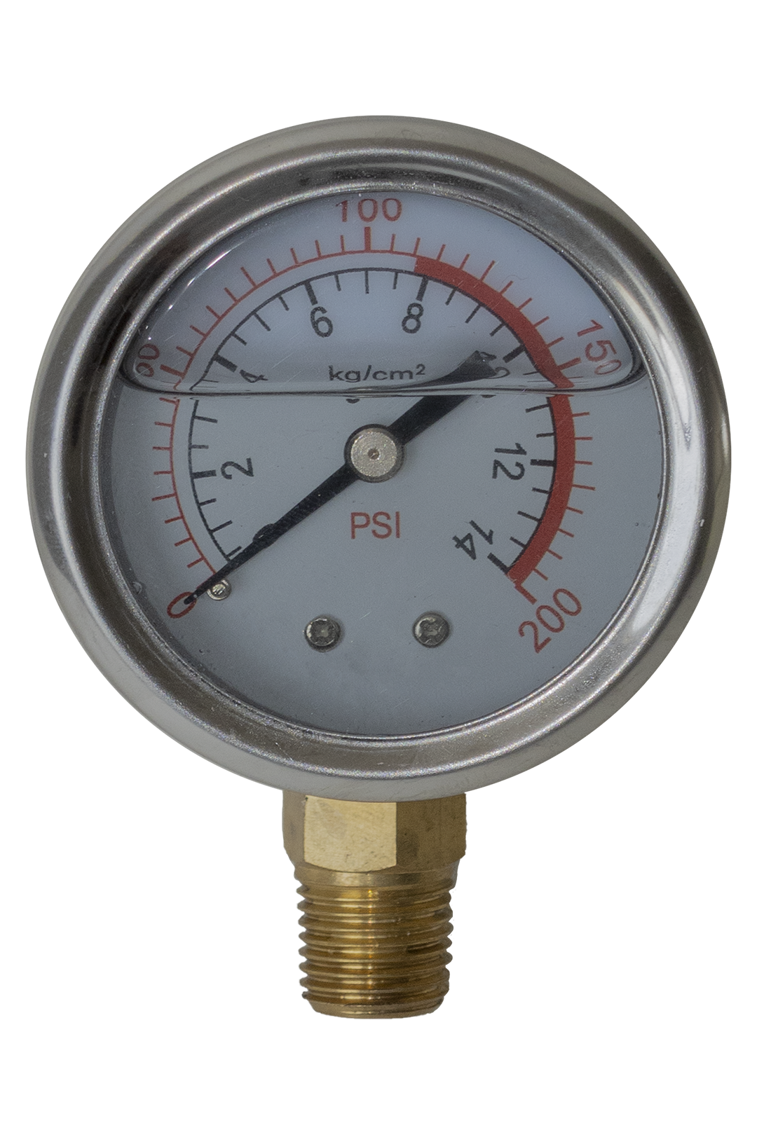 MANOMETRO DE GLICERINA DE 1/4 2" 200PSI