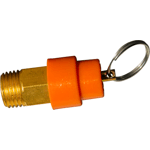 VALVULA DE SEGURIDAD ECONOMICA DE 1/4" 145 PSI.