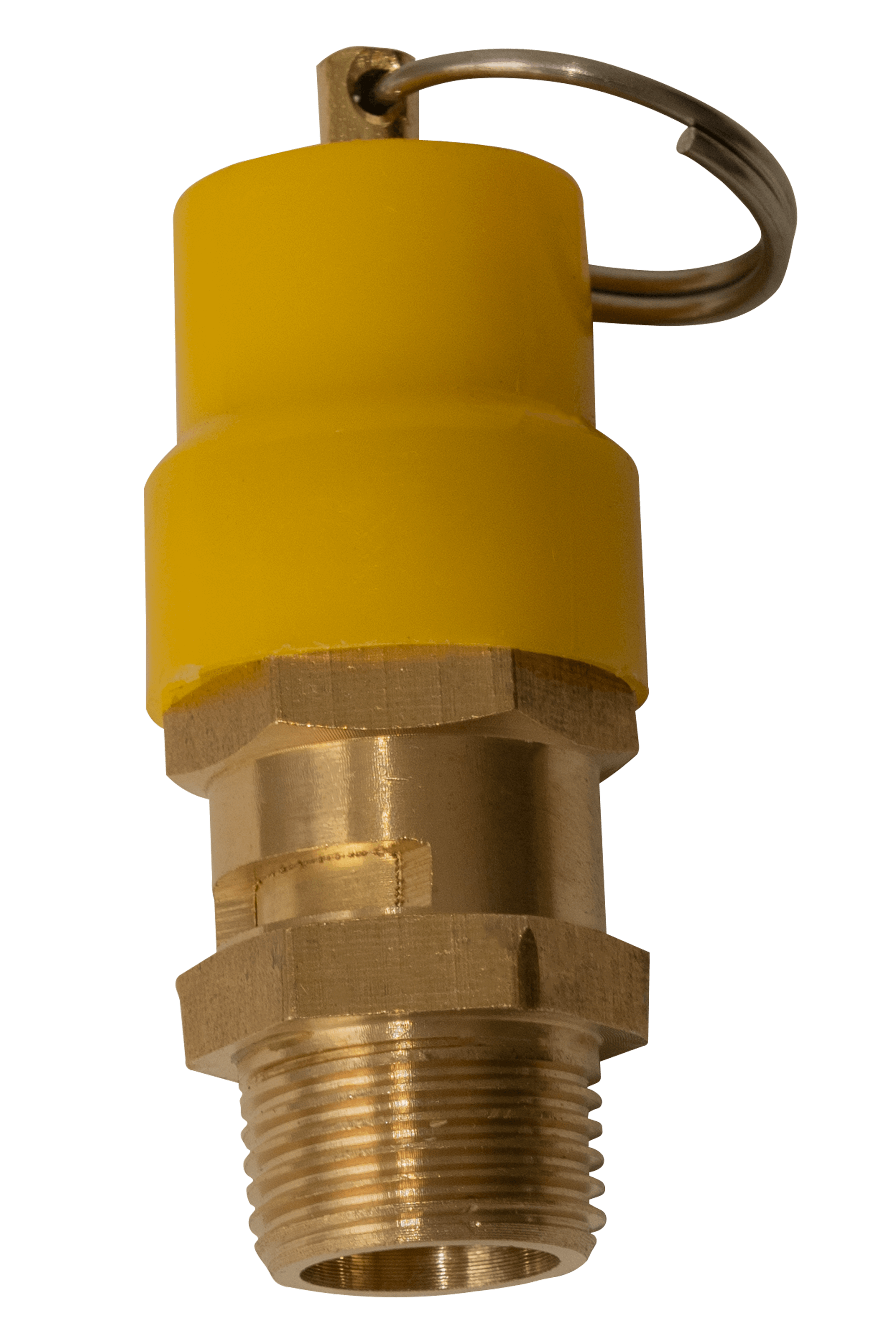 VALVULA DE SEGURIDAD ECONOMICA DE 3/8" 145 PSI.