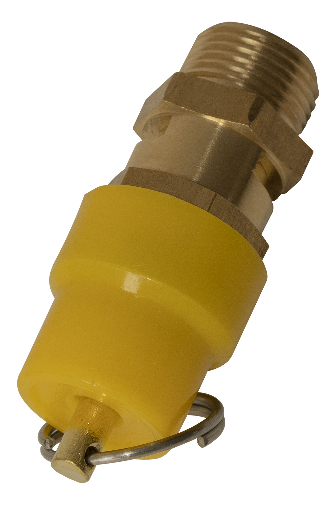 VALVULA DE SEGURIDAD ECONOMICA DE 3/8" 145 PSI.