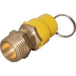 VALVULA DE SEGURIDAD ECONOMICA DE 1/2" 145 PSI.