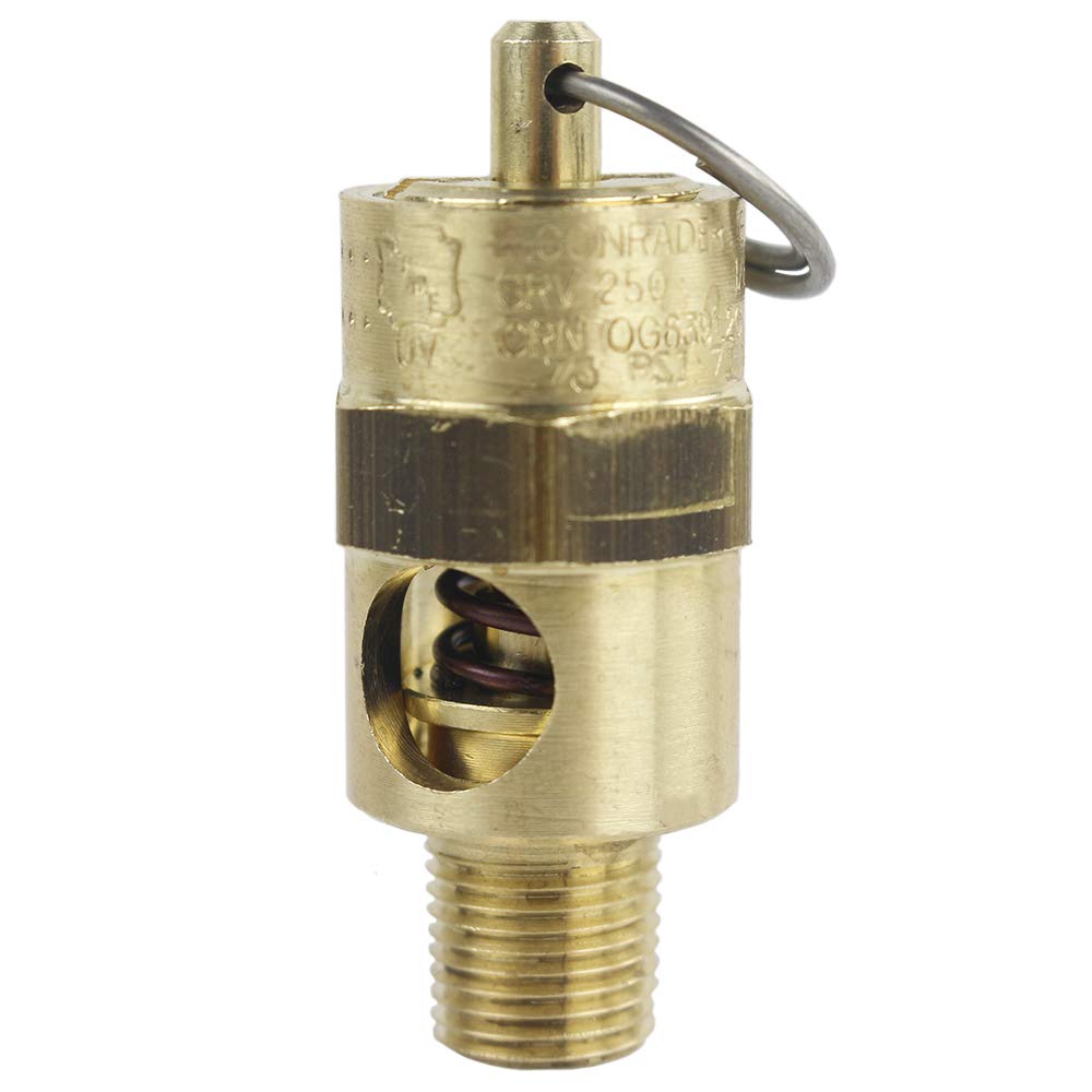 VALVULA DE SEGURIDAD CERTIFICADA CONRADER 1/8" 150