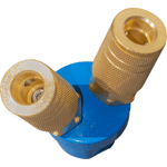 CONECTOR RAPIDO DOBLE DE 1/4"