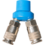 CONECTOR RAPIDO DOBLE DE 1/4" MODELO 2W-A