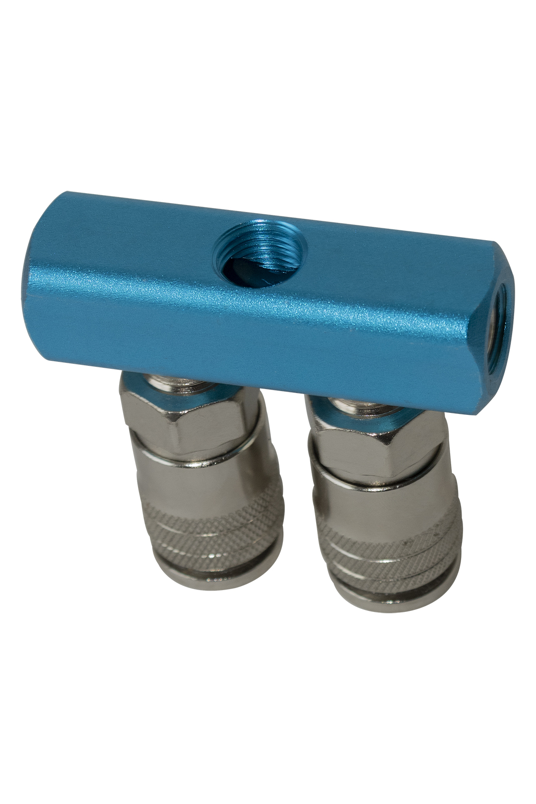 CONECTOR RAPIDO DOBLE EN LINEA DE 1/4"