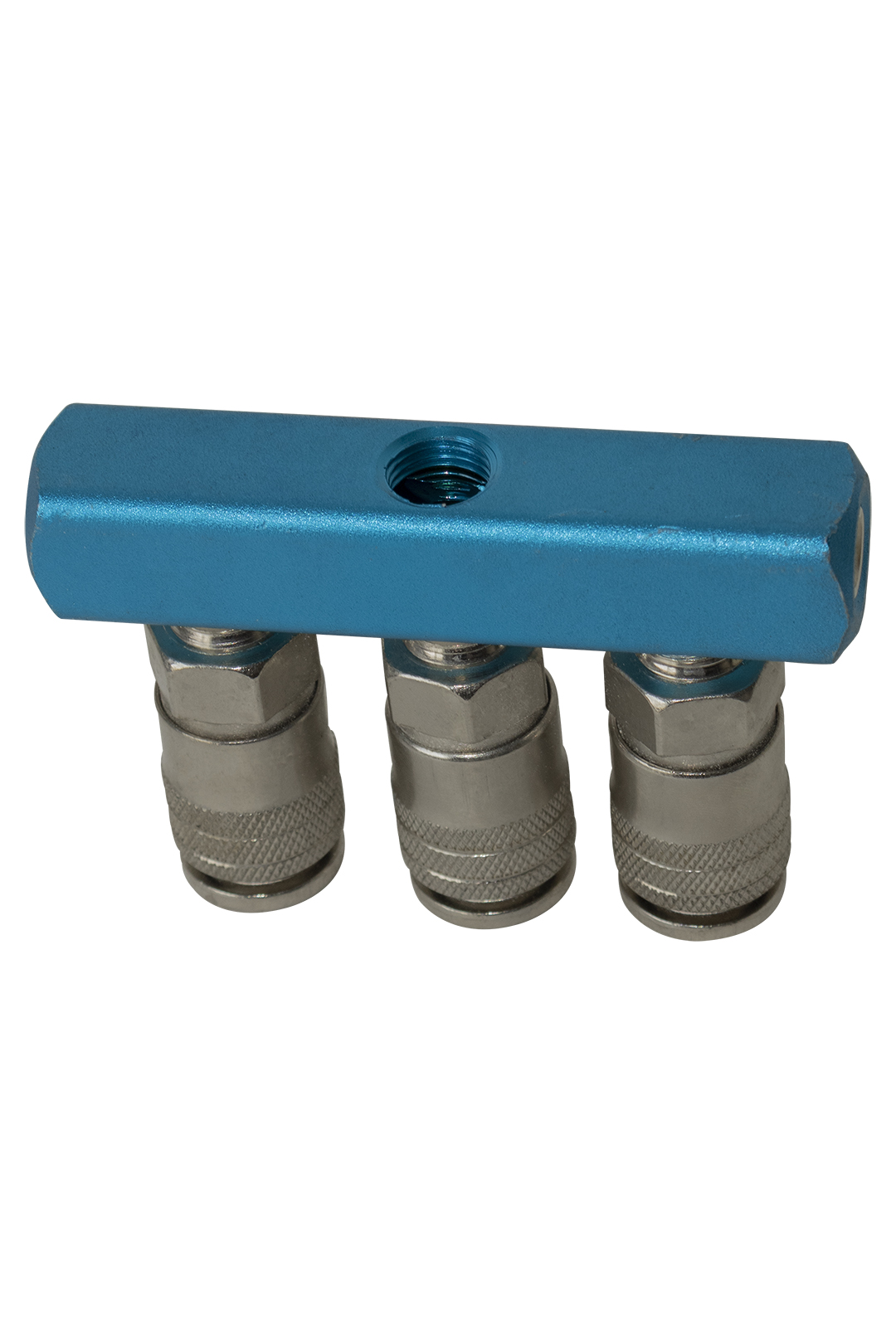 CONECTOR RAPIDO TRIPLE LINEA DE 1/4"