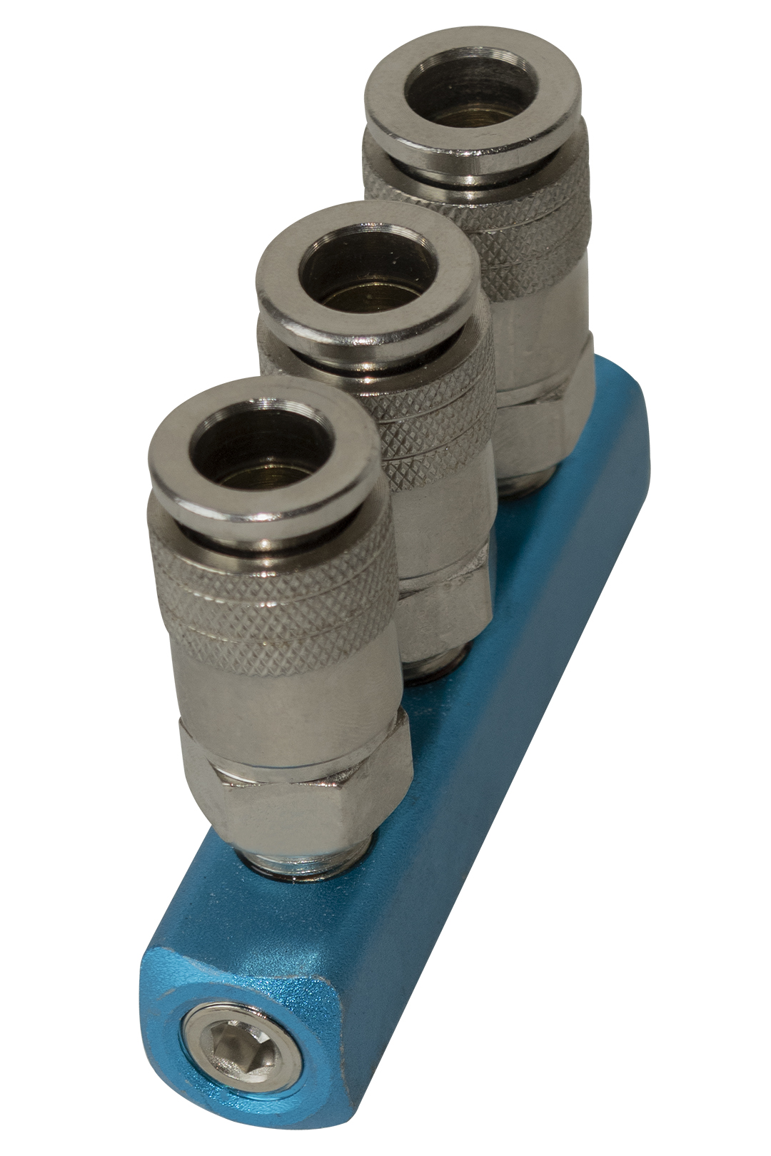 CONECTOR RAPIDO TRIPLE LINEA DE 1/4"