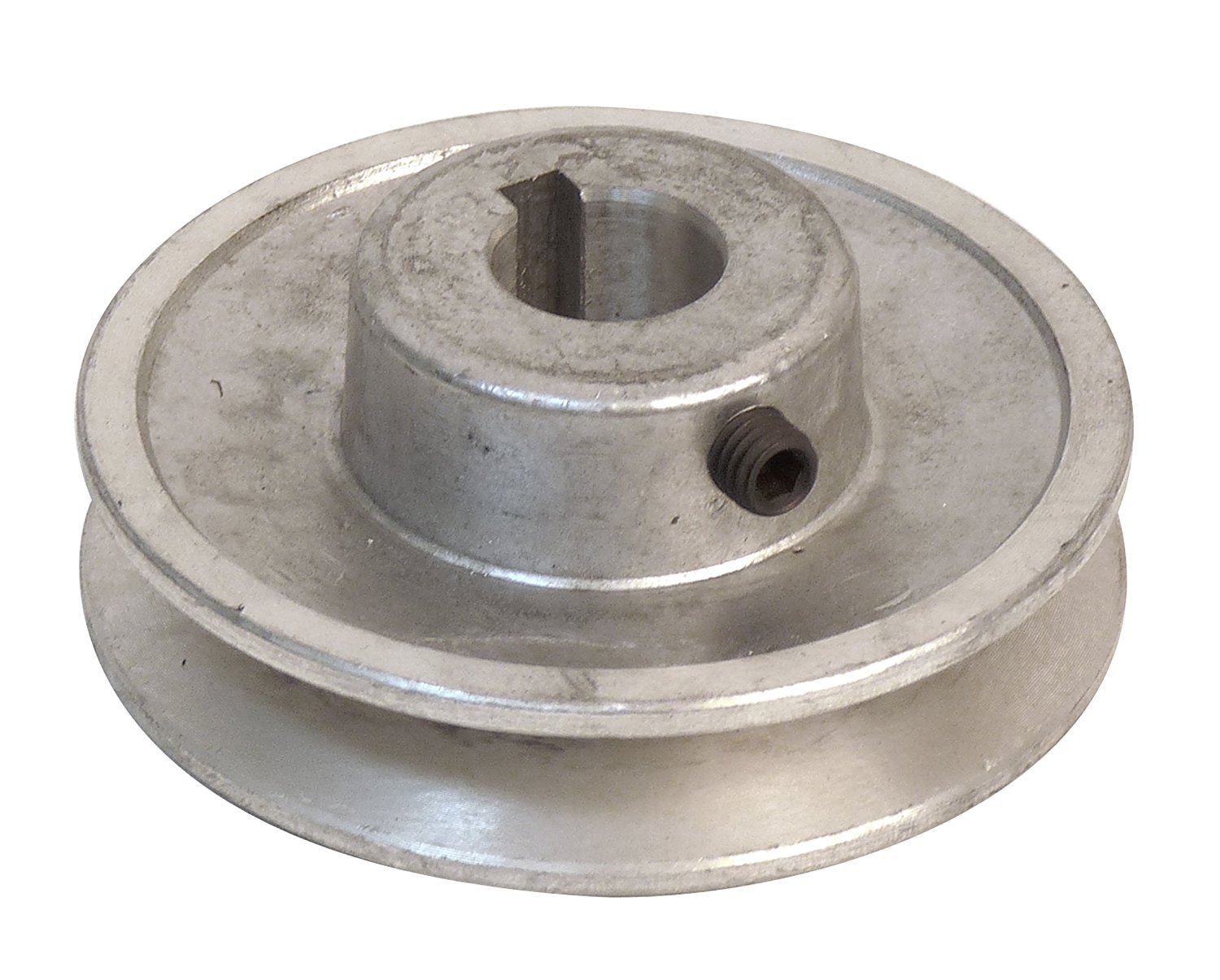 POLEA DE MOTOR 4" POR 5/8" ALUMINIO 1RANURA EN A
