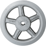 POLEA DE MOTOR 8" POR 5/8" ALUMINIO 1RANURA EN A