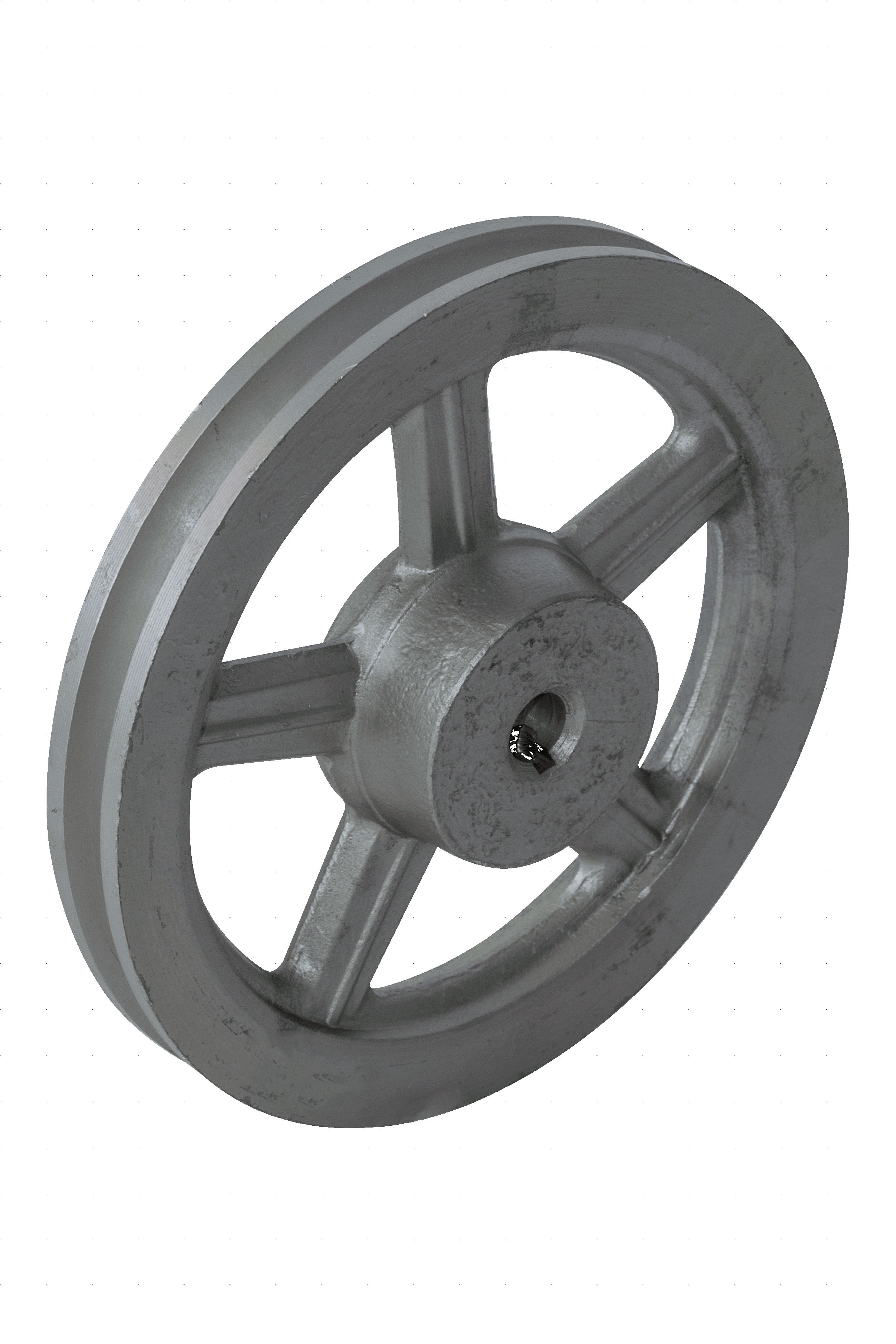POLEA DE MOTOR 8" POR 5/8" ALUMINIO 1RANURA EN A