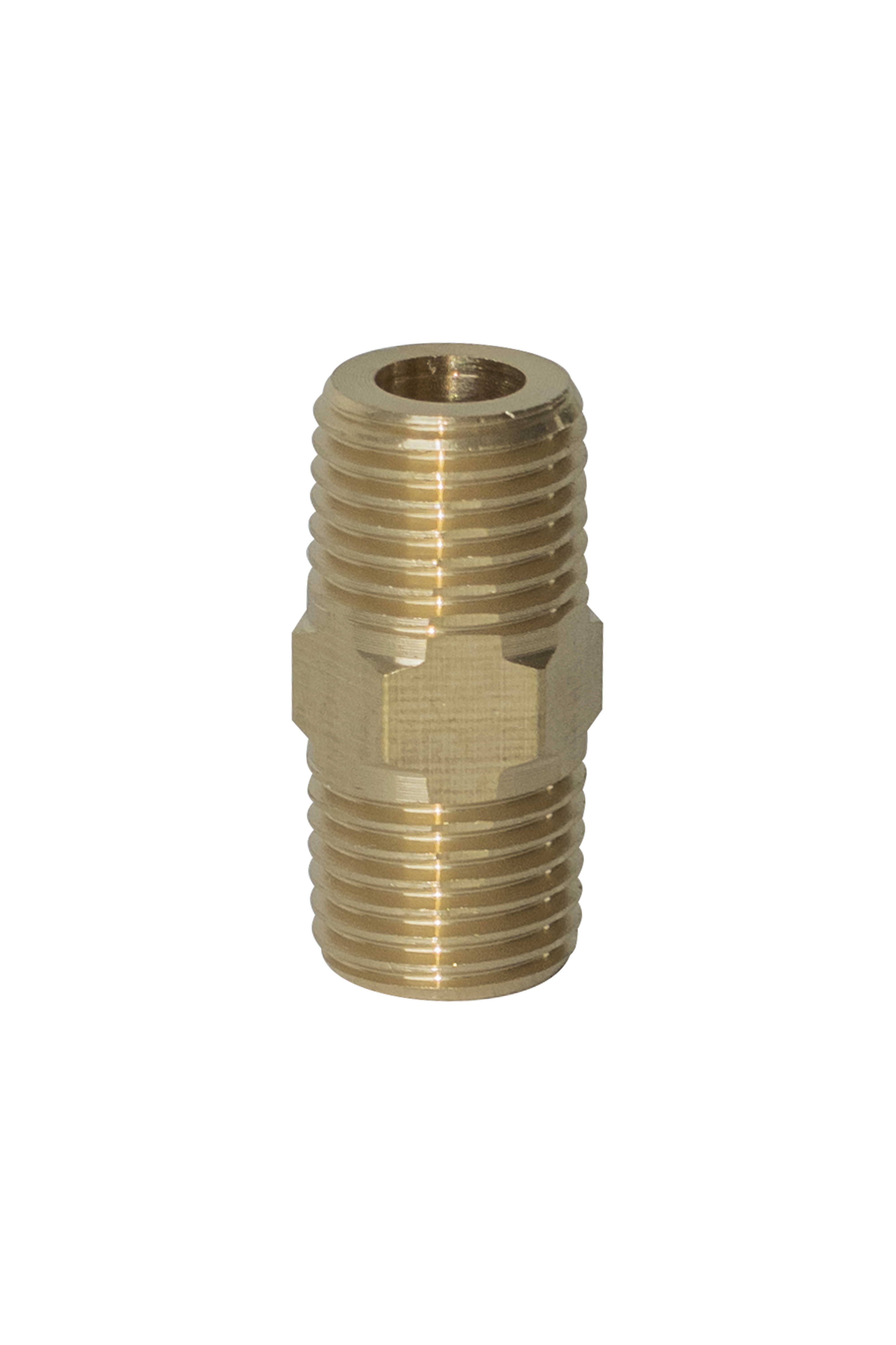 NIPLE DE 1/4" LATON