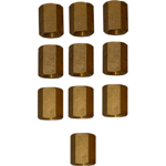 COPLE DE 3/8 HEMBRA