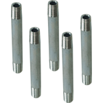NIPLE GALVANIZADO DE 1/4" POR 4"