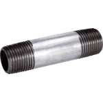 NIPLE GALVANIZADO DE 1/2" POR 4"