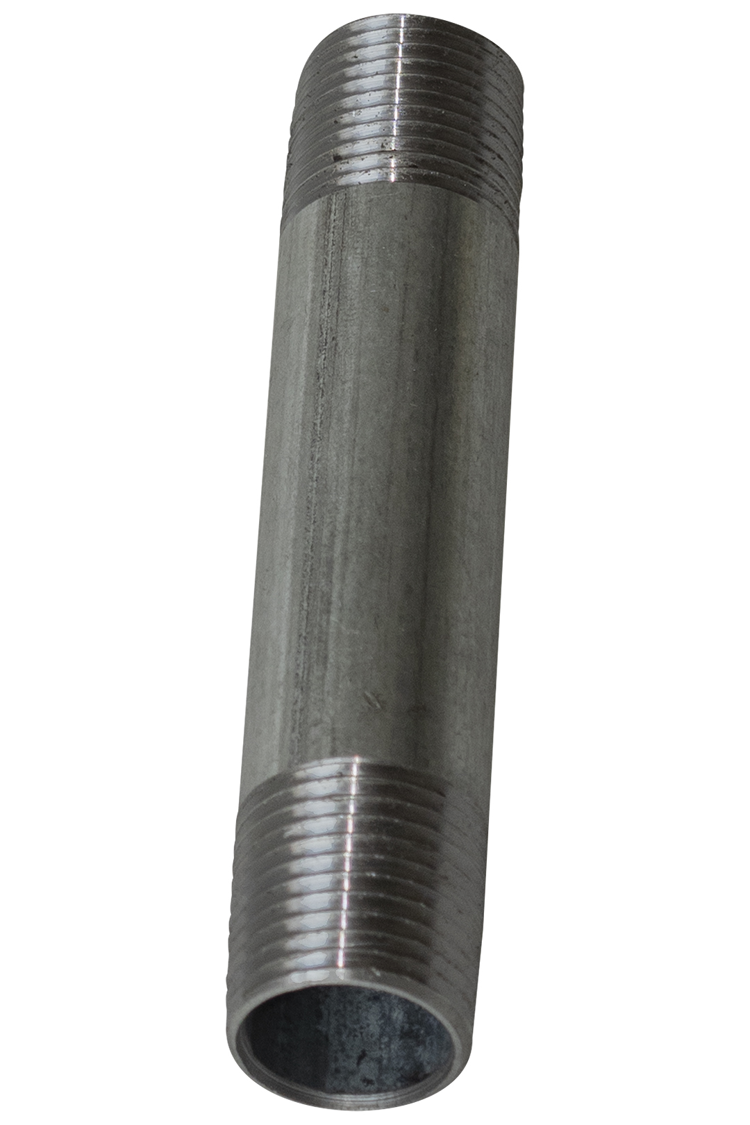 NIPLE GALVANIZADO DE 1/2" POR 4"