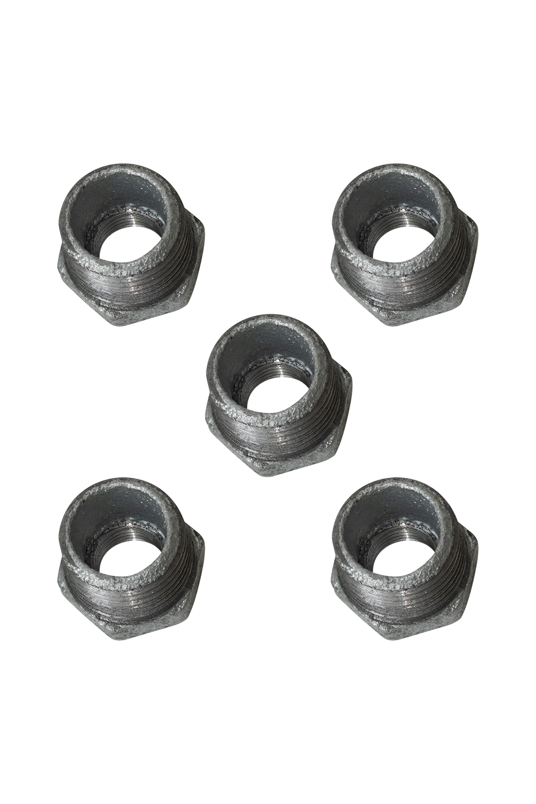 REDUCCION BUSHING GALVANIZADO DE 1/2" POR 1/4"