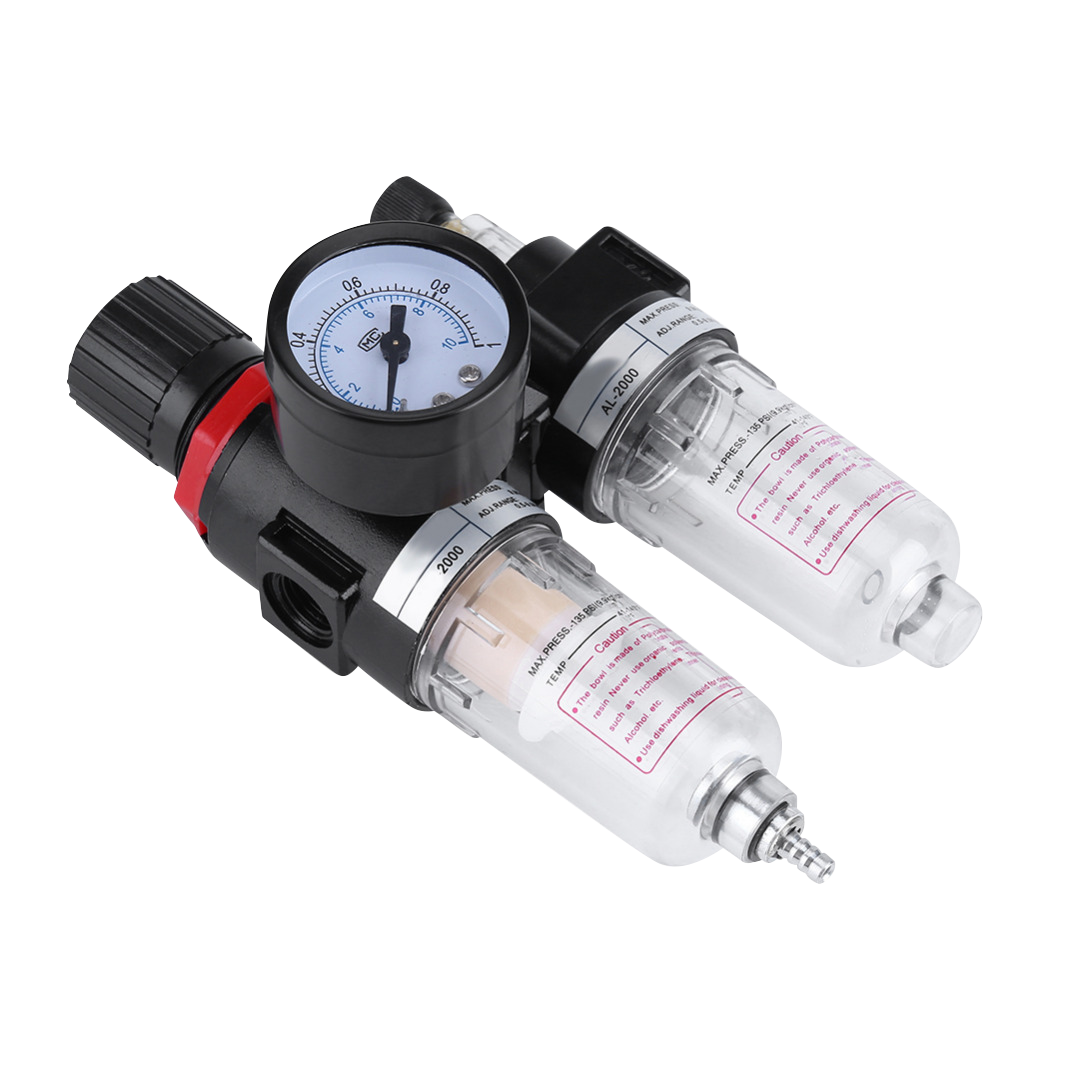 FILTRO REGULADORY LUBRICADOR ECONOMICO DE 1/4"