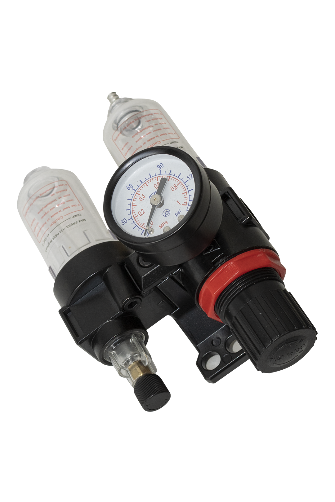 FILTRO REGULADORY LUBRICADOR ECONOMICO DE 1/4"