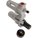 FILTRO REGULADOR Y LUBRICADOR ECONOMICO DE 1/2"