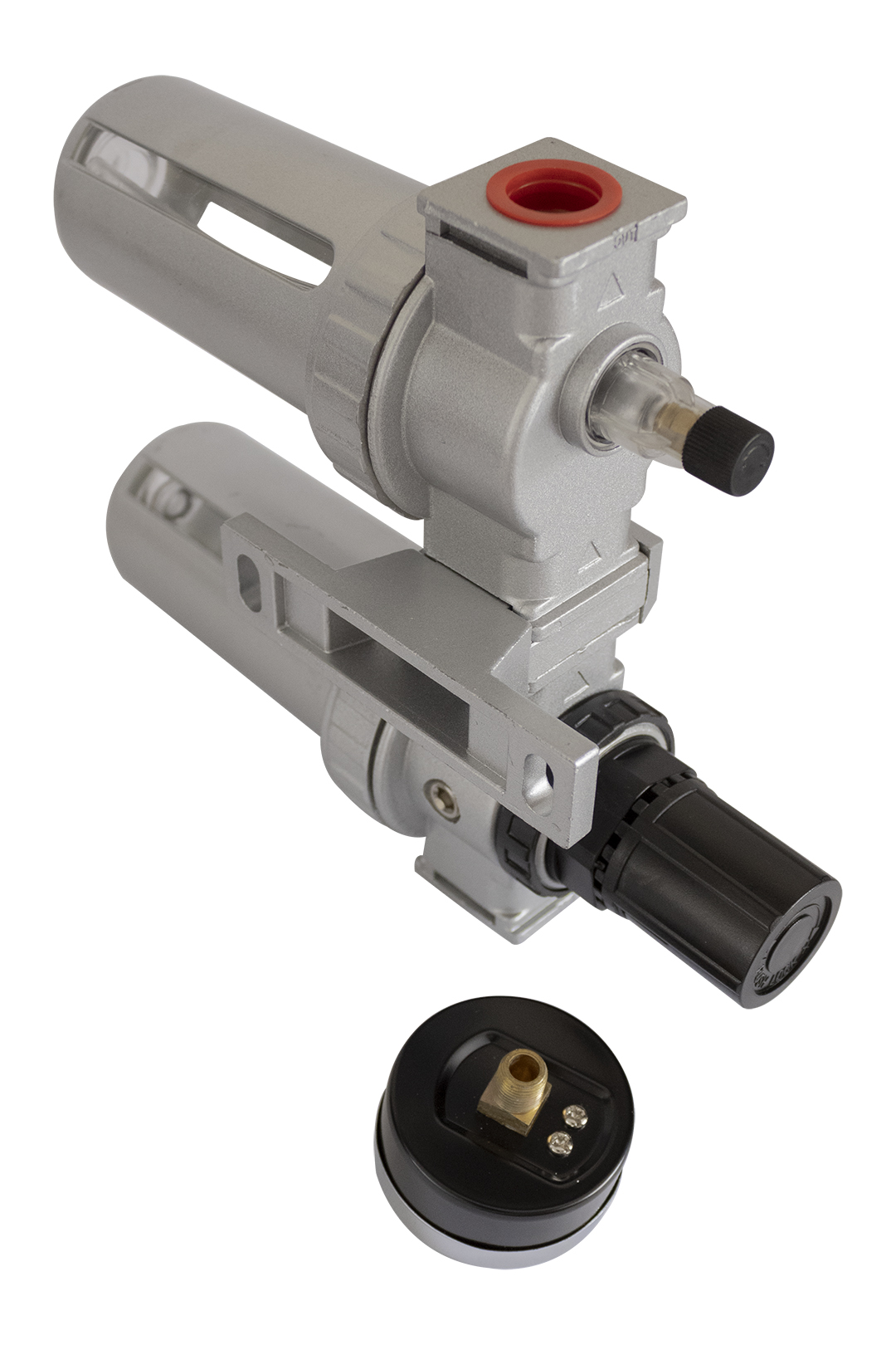 FILTRO REGULADOR Y LUBRICADOR ECONOMICO DE 1/2"
