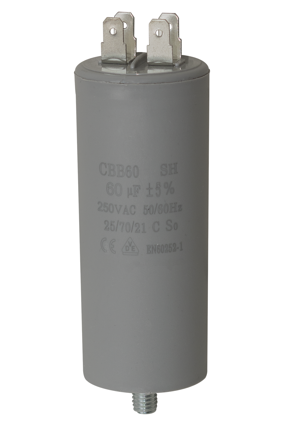 CAPACITOR DE TRABAJO CON TORNILLO DE 60 MF