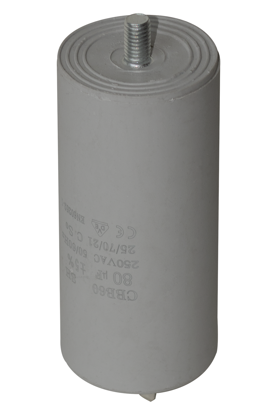 CAPACITOR DE TRABAJO CON TORNILLO DE 80 MF