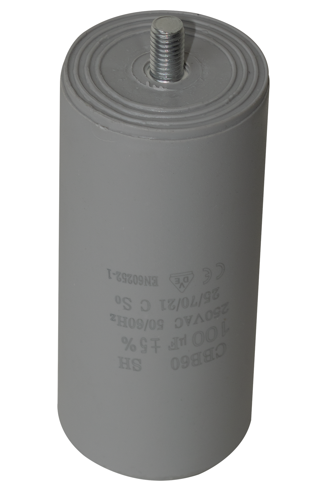 CAPACITOR DE TRABAJO CON TORNILLO DE 100 MF