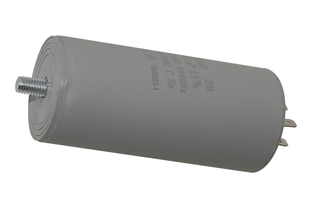 CAPACITOR DE TRABAJO CON TORNILLO DE 100 MF