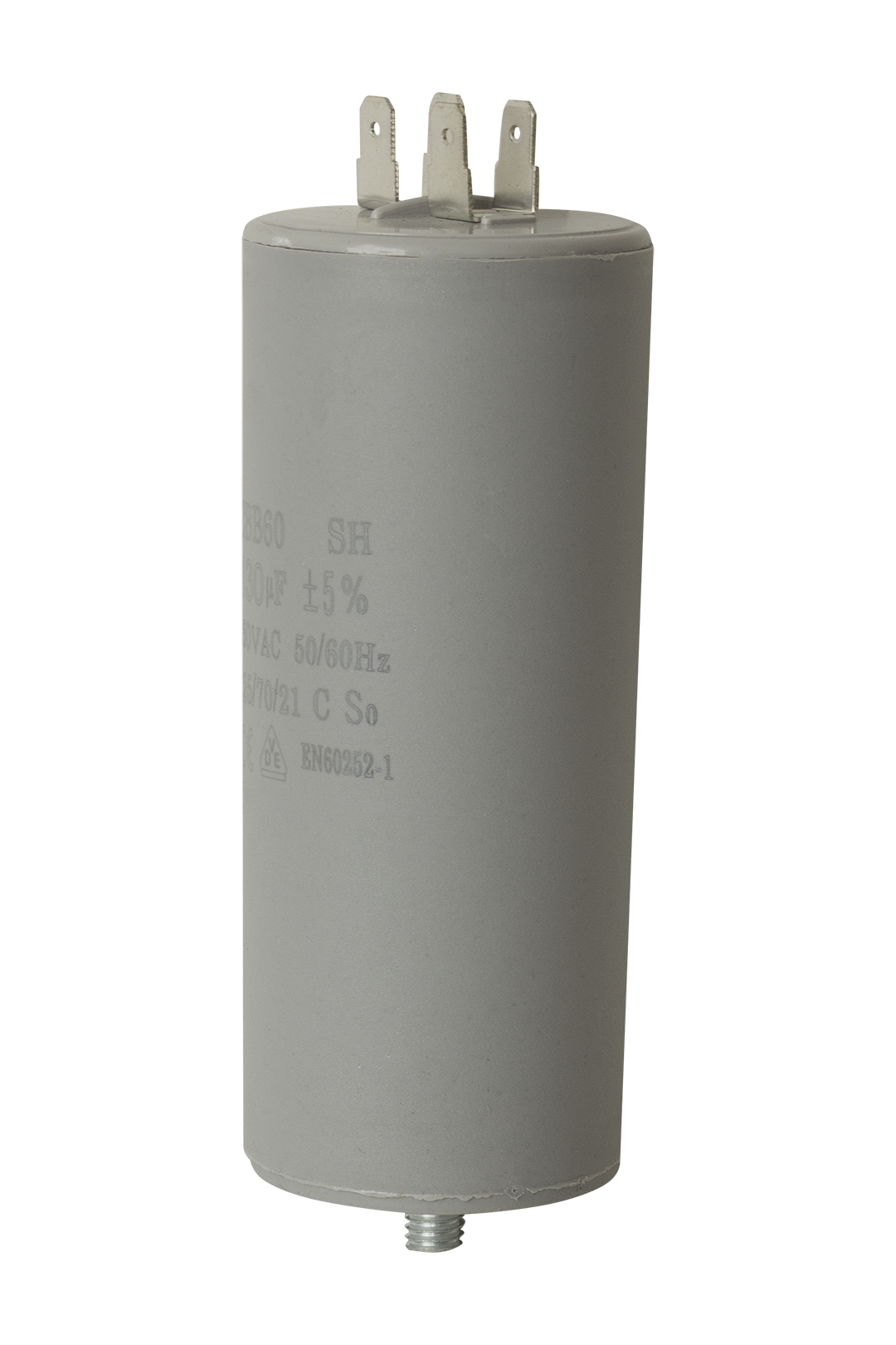 CAPACITOR DE TRABAJO CON TORNILLO DE 130 MF