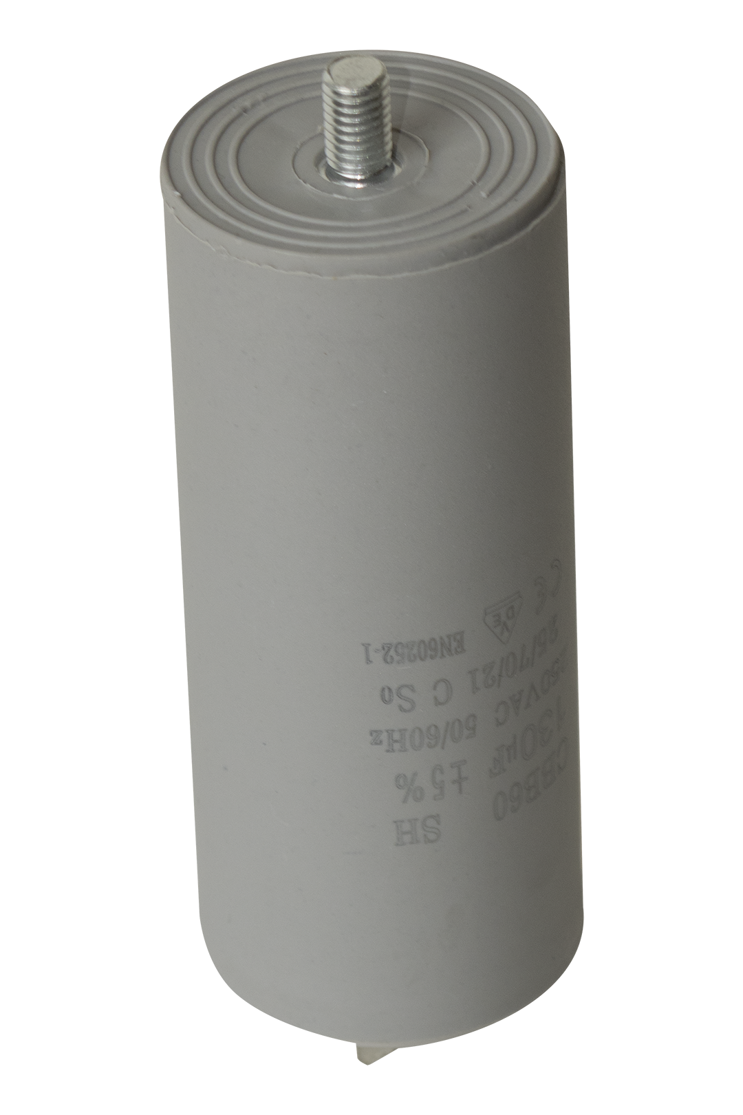 CAPACITOR DE TRABAJO CON TORNILLO DE 130 MF
