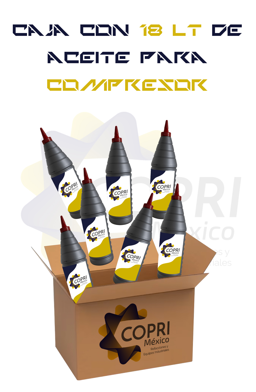 ACEITE PARA COMPRESOR ISO 150 (CAJA 18LTS.)