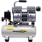 COMPRESOR LIBRE DE ACEITE SHIMGE 3/4 HP 25LTS.
