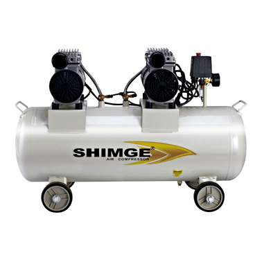 COMPRESOR LIBRE DE ACEITE SHIMGE  2 HP 90LTS.
