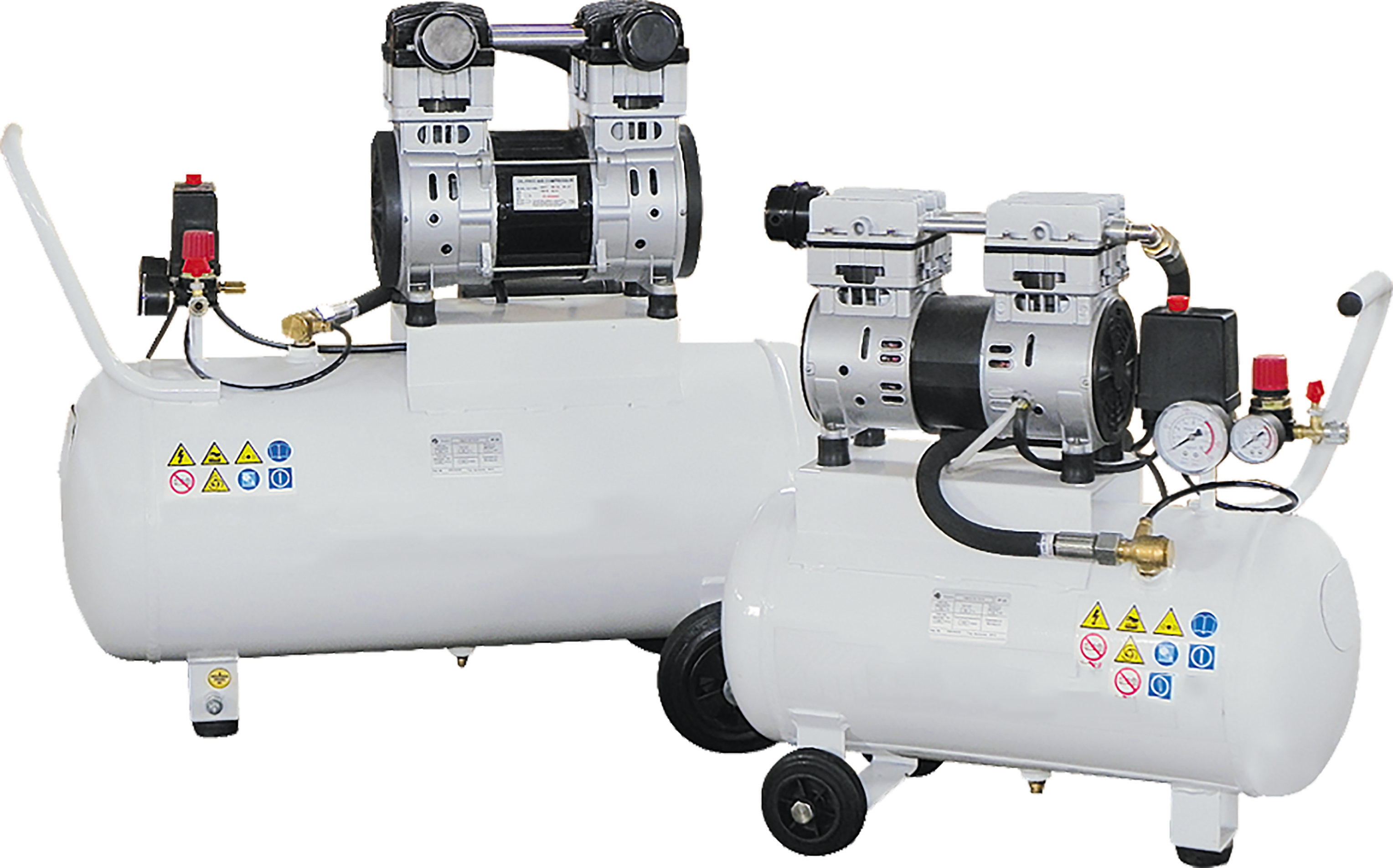 COMPRESOR LIBRE DE ACEITE SHIMGE  2 HP 130LTS.
