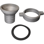 ESPIGA CONECTOR 3" X 2" ALUMINIO