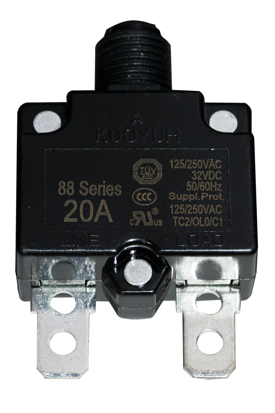 PROTECTOR TERMICO DE GENERADOR 125/250V AC 20 Amp